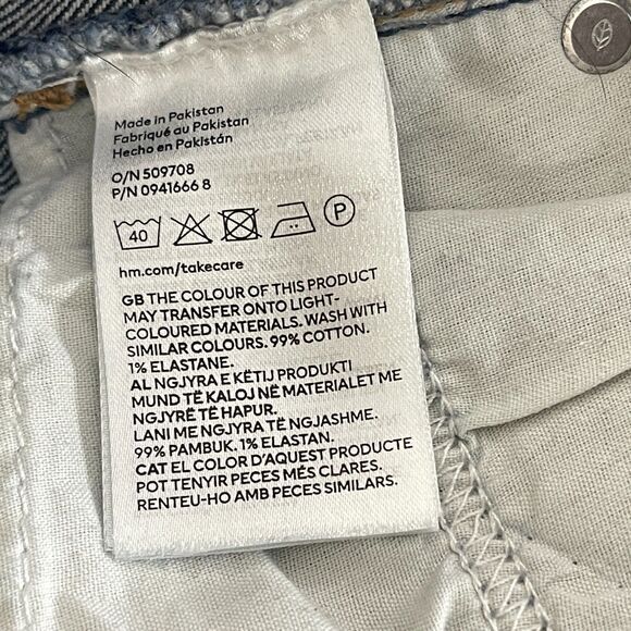 H&M Slim Mom High Ankle Jeans Women's Size 10 - Picture 6 of 8